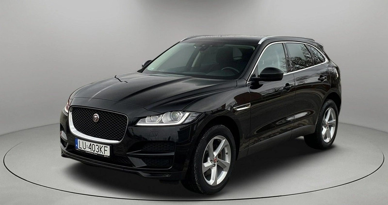 Jaguar F-Pace cena 144900 przebieg: 77000, rok produkcji 2019 z Łazy małe 301